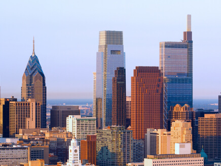 Philadelphia skyline during the day
